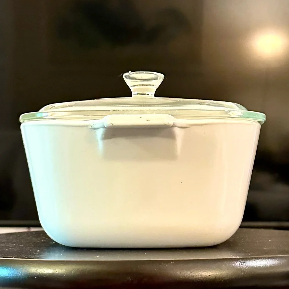 CorningWare Amber Waves Of Grain Casserole Dish W-1 3/4-B with Lid